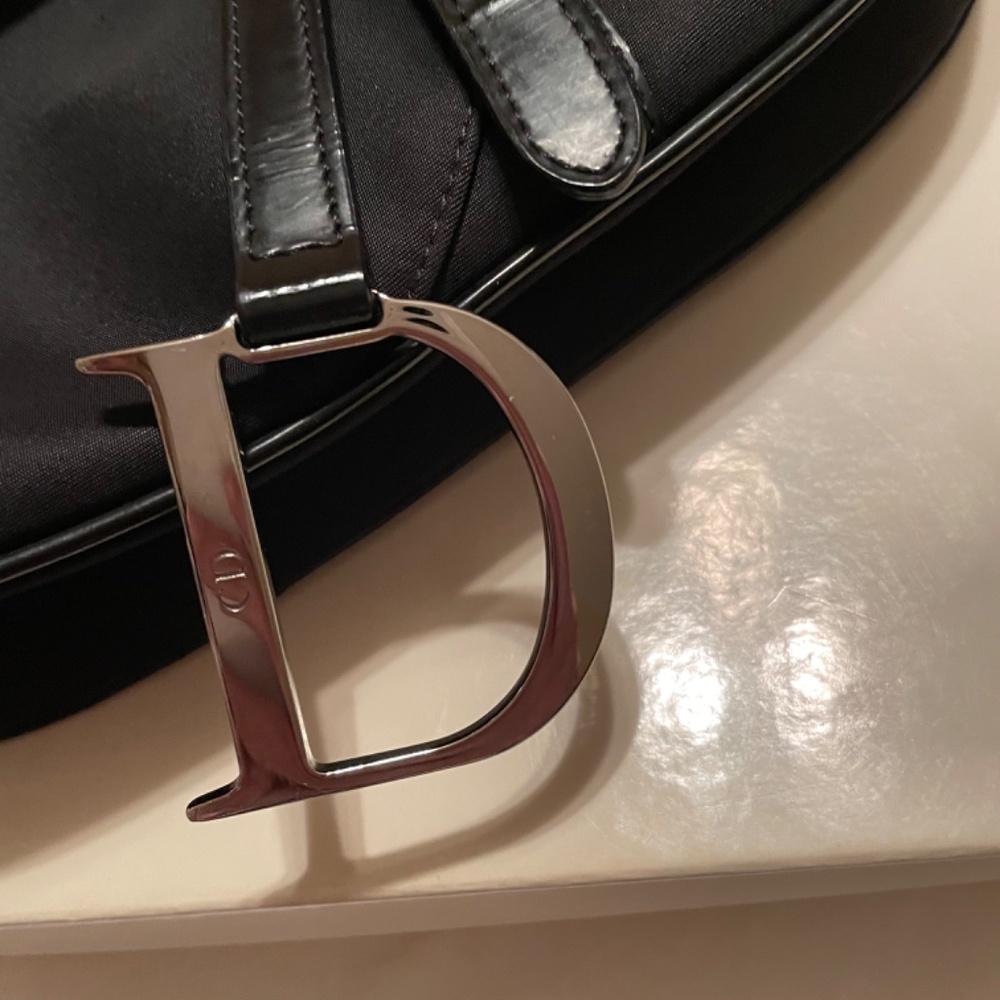 Vintage Dior Saddle Bag -black nylon 2002 - Picture 3 of 13